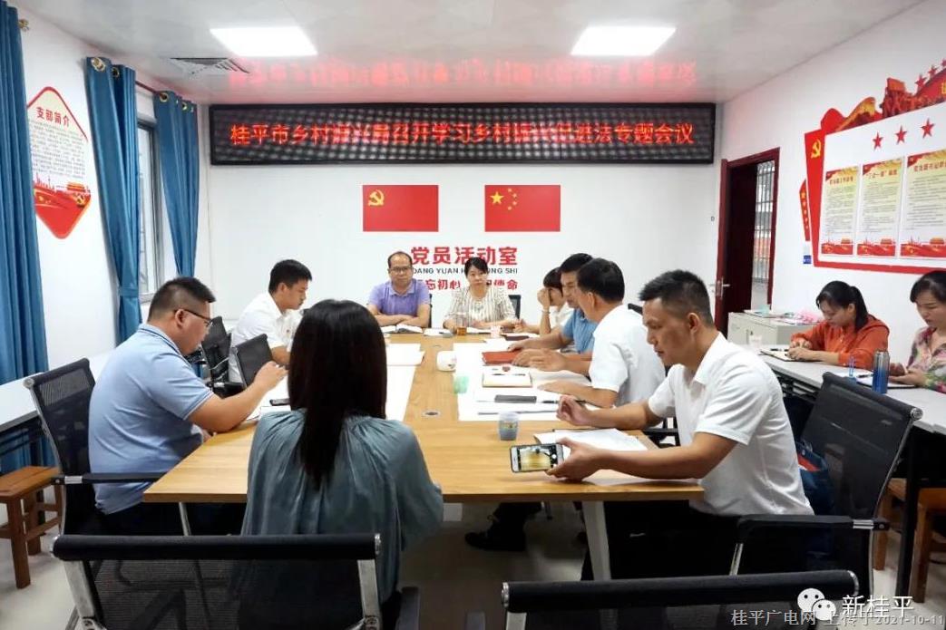 桂平市鄉(xiāng)村振興局組織開展學(xué)習(xí)貫徹《中華人民共和國鄉(xiāng)村振興促進法》專題培訓(xùn)
