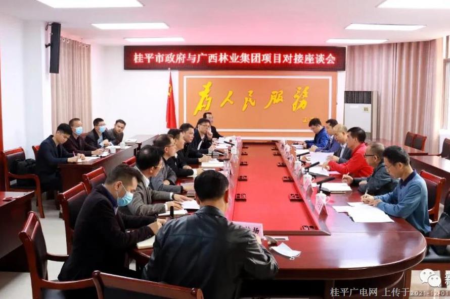 桂平市與廣西林業(yè)集團(tuán)項(xiàng)目舉行對(duì)接座談會(huì)