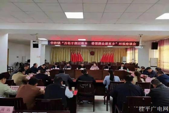 【鄉(xiāng)村振興 桂平行動(dòng)】中沙鎮(zhèn)組織召開“萬名干部回故鄉(xiāng) 帶領(lǐng)群眾建家鄉(xiāng)”對(duì)接座談會(huì)