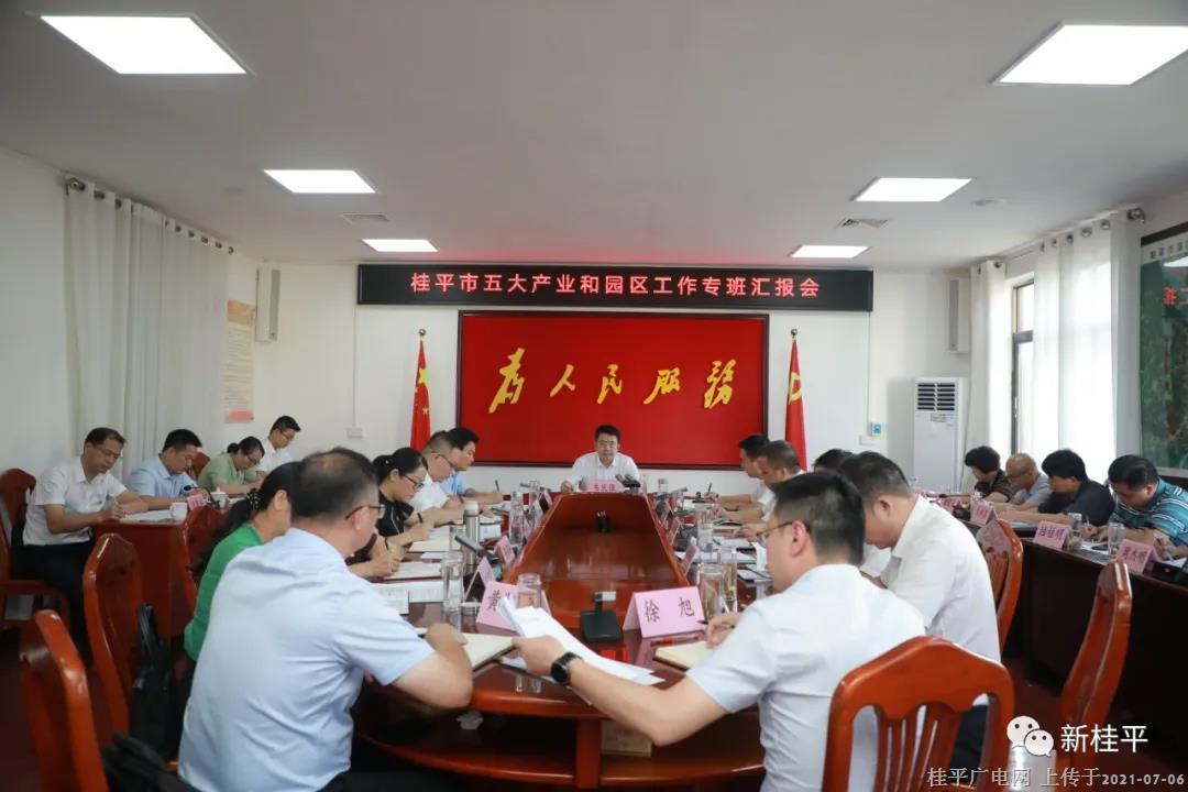 桂平市召開五大產(chǎn)業(yè)和園區(qū)工作專班匯報會