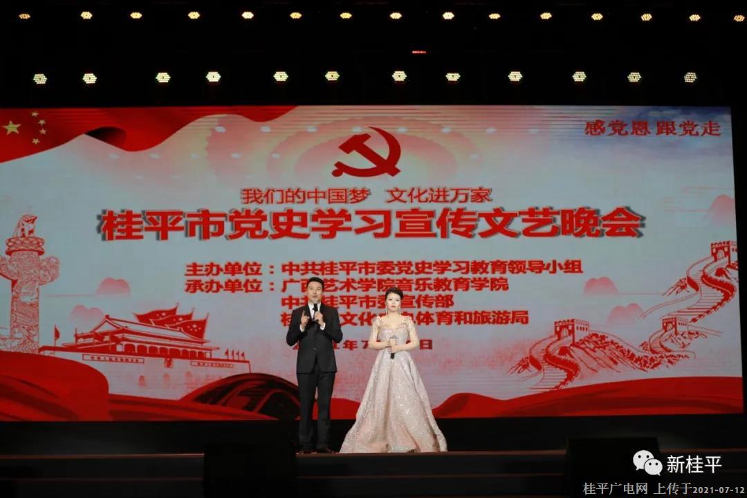 桂平市舉辦“我們的中國(guó)夢(mèng) 文化進(jìn)萬家”黨史學(xué)習(xí)宣傳文藝晚會(huì)