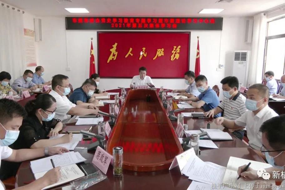 桂平市委召開黨史學習教育專題學習暨市委理論學習中心組2021年第五次集體學習會