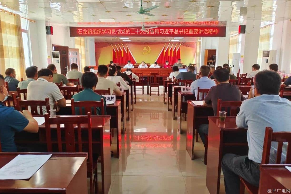 石龍鎮(zhèn)掀起黨的二十大精神學習熱潮