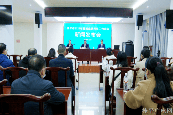 桂平市召開2022年穩(wěn)就業(yè)保民生工作成果新聞發(fā)布會