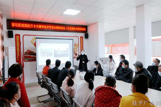 學(xué)習(xí)貫徹黨的二十大精神桂平市宣講團(tuán)報(bào)告會(huì)（石龍鎮(zhèn)老鄉(xiāng)家園專(zhuān)場(chǎng)）開(kāi)講