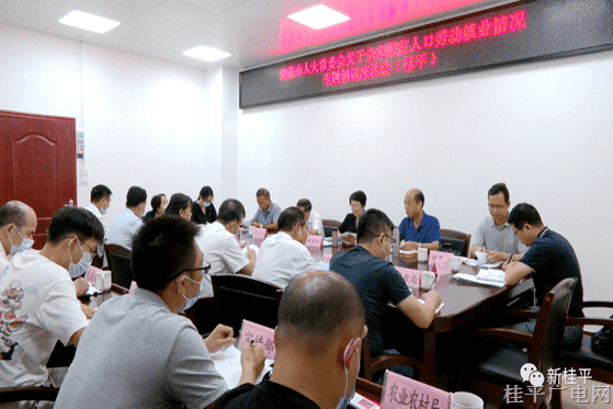 貴港市人大調(diào)研組專題調(diào)研桂平市脫貧人口勞動就業(yè)情況