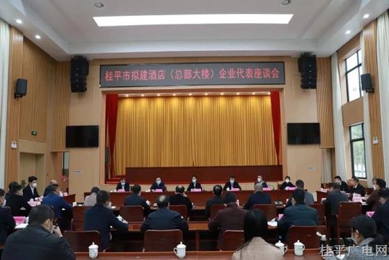 桂平市召開擬建酒店（總部大樓）企業(yè)代表座談會
