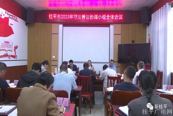 桂平市召開2023年守法普法協(xié)調小組全體會議