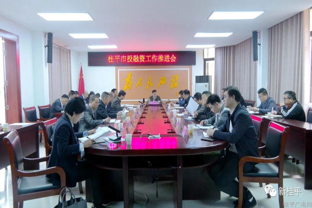 桂平市召開投融資工作推進會