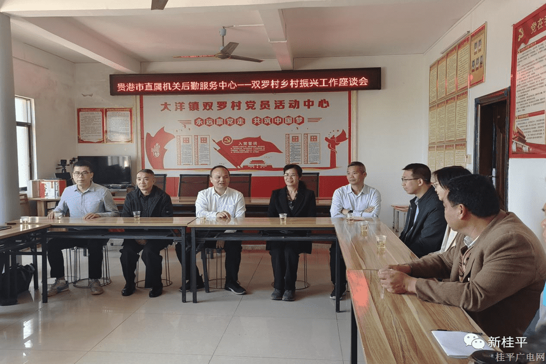 貴港市后勤保障服務(wù)中心到桂平市大洋鎮(zhèn)開展鄉(xiāng)村振興工作調(diào)研