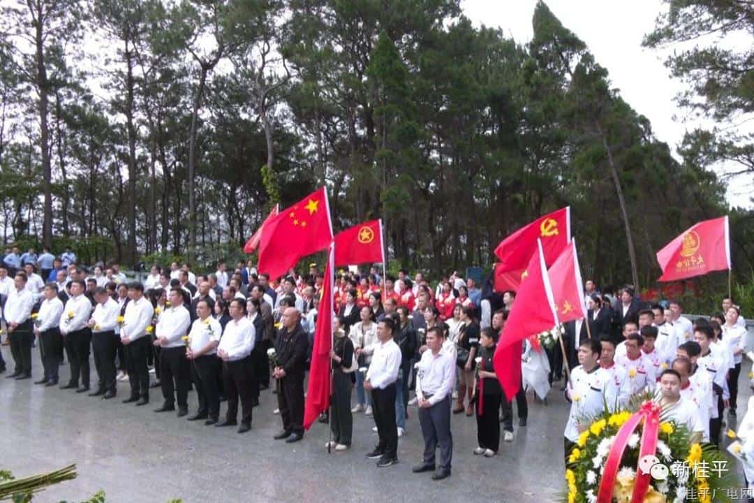 【網(wǎng)絡(luò)中國節(jié)·清明】桂平社會(huì)各界祭掃烈士陵園 緬懷革命先烈