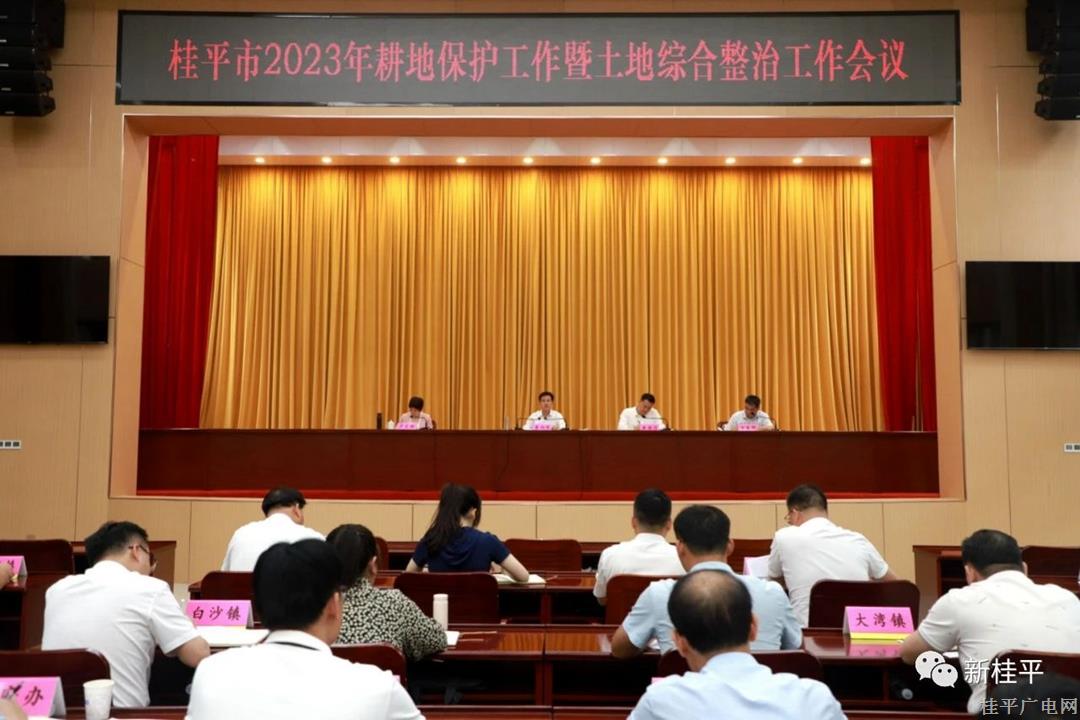 桂平市召開(kāi)2023年耕地保護(hù)工作暨土地綜合整治工作會(huì)議 黃創(chuàng)優(yōu)黃德佳出席