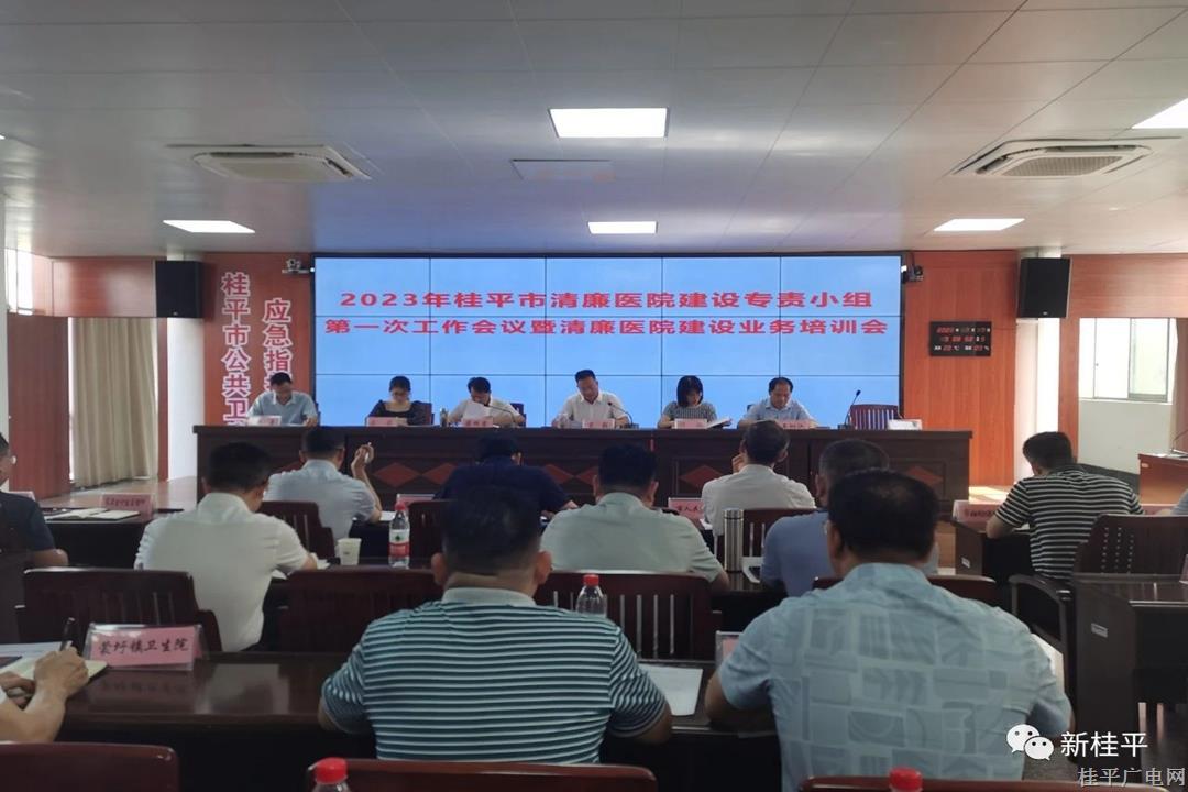桂平市衛(wèi)生健康局召開(kāi)2023年清廉醫(yī)院建設(shè)專(zhuān)責(zé)小組第一次工作會(huì)議暨清廉醫(yī)院建設(shè)業(yè)務(wù)培訓(xùn)