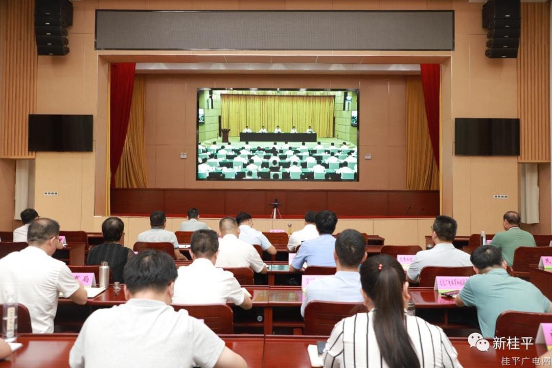 桂平市組織參加2023年自治區(qū)食品安全委員會全體（擴(kuò)大）電視電話會議