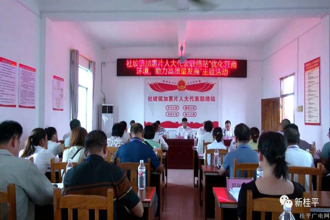 貴港市領(lǐng)導到桂平市開展人大代表進站履職活動