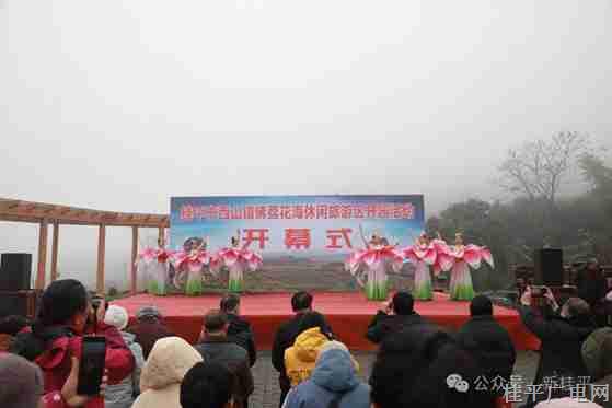 桂平市西山鎮(zhèn)佛荔村花海休閑旅游區(qū)開園