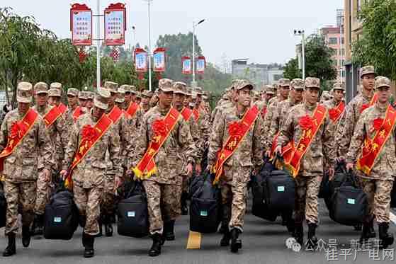 桂平：送別新兵 踏上綠色軍旅征程