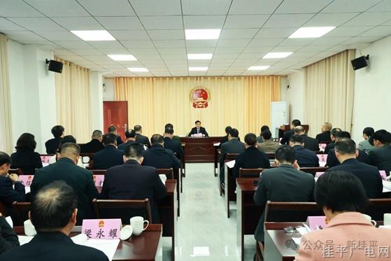 【聚焦兩會(huì)】桂平市第十七屆人民代表大會(huì)第五次會(huì)議主席團(tuán)召開(kāi)第一次會(huì)議