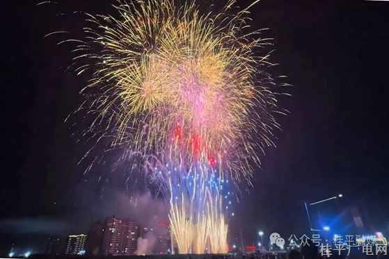煙花秀+無人機(jī)表演點(diǎn)亮夜空,，長(zhǎng)安新區(qū)未來可期